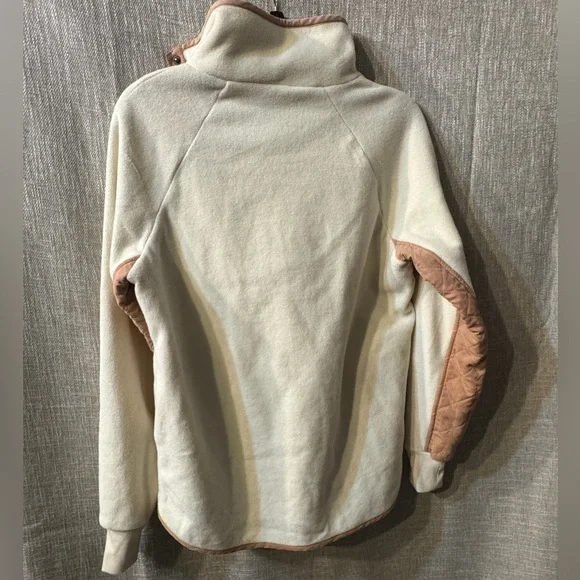 Entro asymmetric waffle / fleece pullover/ size small - Picture 5 of 10